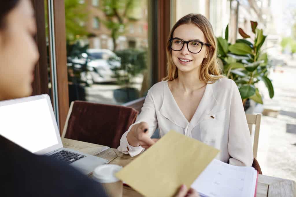 Professional networking meeting supporting a job search in Oklahoma.